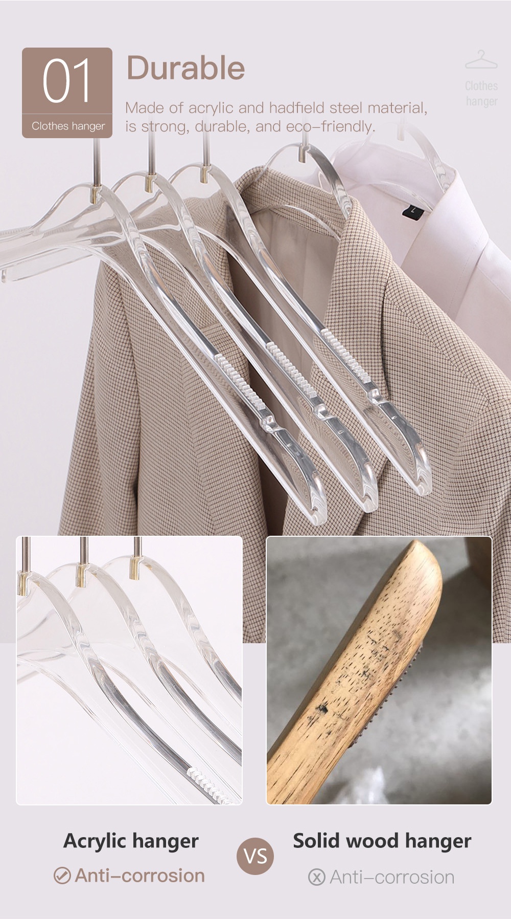 Acrylic Transparent Hanger-2
